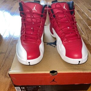 Preowned 2016 Nike Air Jordan 12 Retro "GYM RED" 130690-600 Size 12